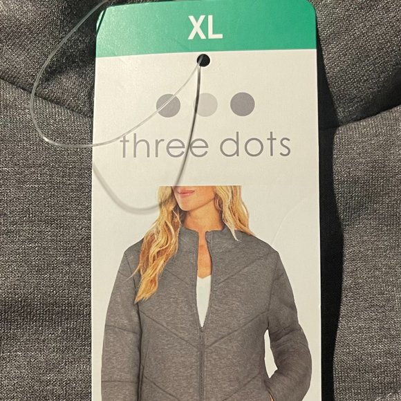 3 DOTS - SUPER SOFT FLEECE JACKET - Picture 2 of 12